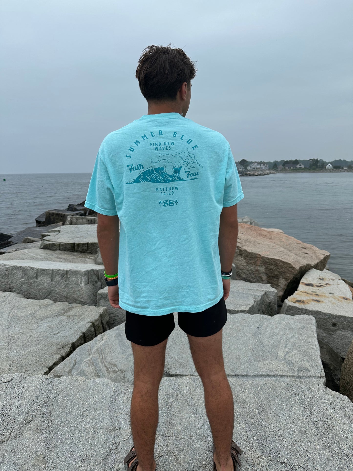 Faith over Fear Nautical Wave